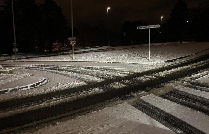 Die Departements Orne und Calvados haben orangefarbenen Schnee-Eis-Alarm ausgerufen