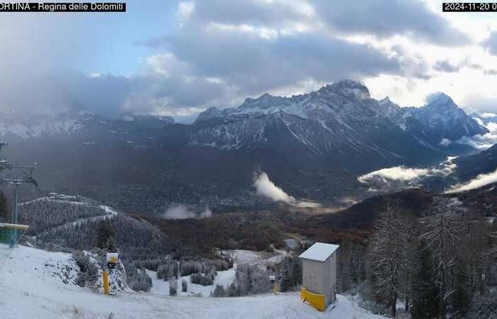 Der erste arktische Puls brachte im Morgengrauen in der Gegend von Belluno – Giornale Nord Est – sehr leichte Niederschläge