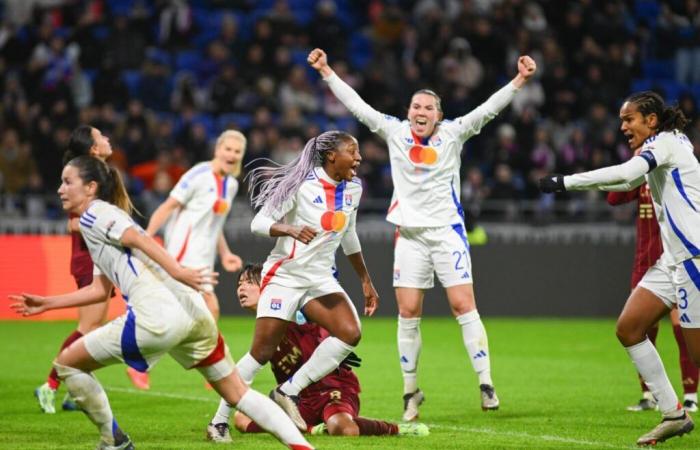 Lyon qualifizierte sich dank seiner Ersatzspieler – C1 Frauen – J4 – Lyon-Roma (4-1)