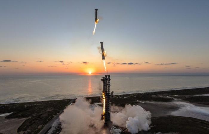 SpaceX rüstet für Flug 7 auf Raumschiff der nächsten Generation um