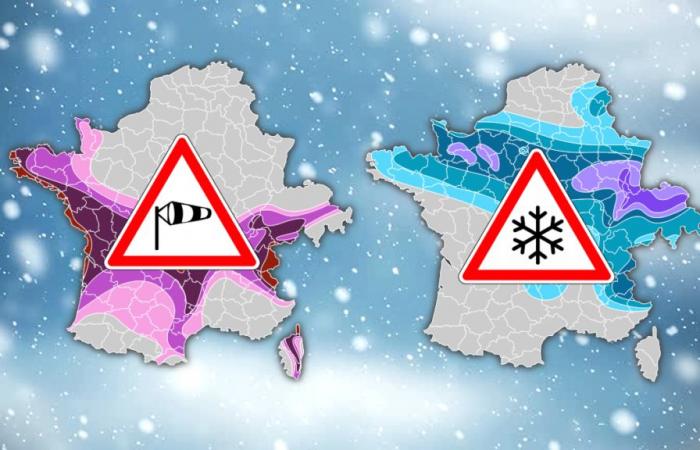 Sturm Caetano: Schnee in den Ebenen und heftige Winde an diesem Donnerstag