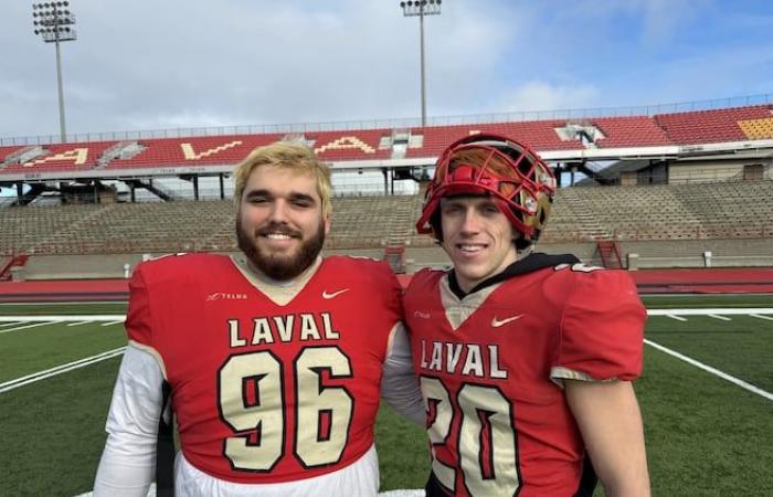 Kontrastierendes Rouge et Or-Duo bereit für den Vanier Cup