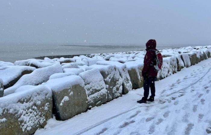 Wetterbericht. Hier ist die Karte des Schneefalls, der diesen Donnerstag im Ärmelkanal erwartet wird