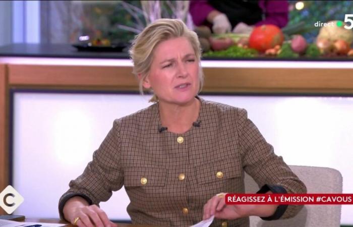 Auf Sie: Anne-Elisabeth Lemoine wird von einem Gast abgewiesen