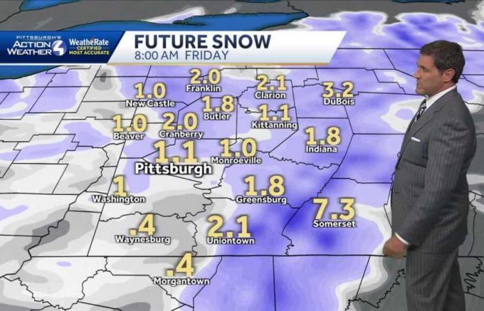 Wintersturmwarnungen für 2 Landkreise