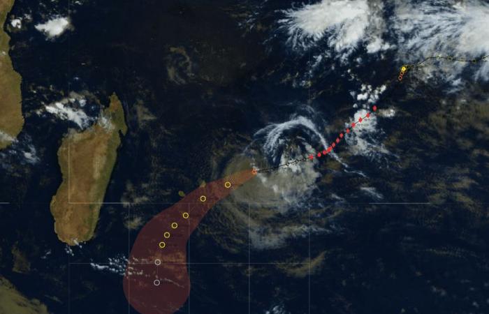 Bheki schwächt sich weiter ab und wird voraussichtlich „mäßigen Regen“ auf die Insel La Réunion bringen