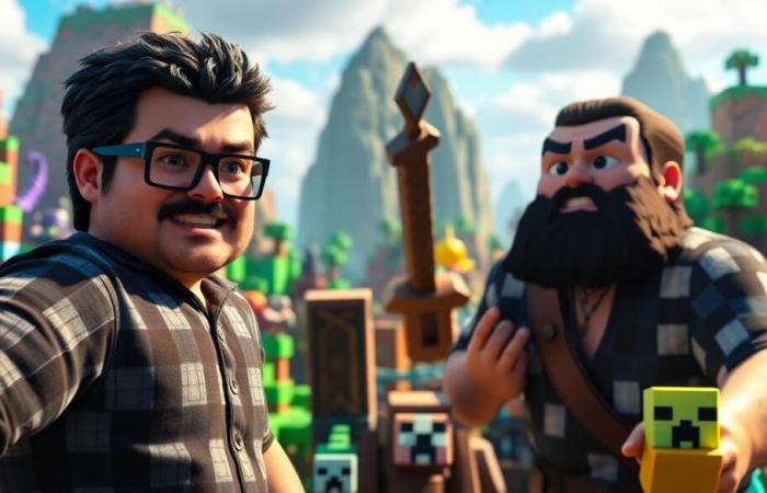 Minecraft kommt ins Kino: Jack Black und Jason Momoa in einer Welt aus Würfeln