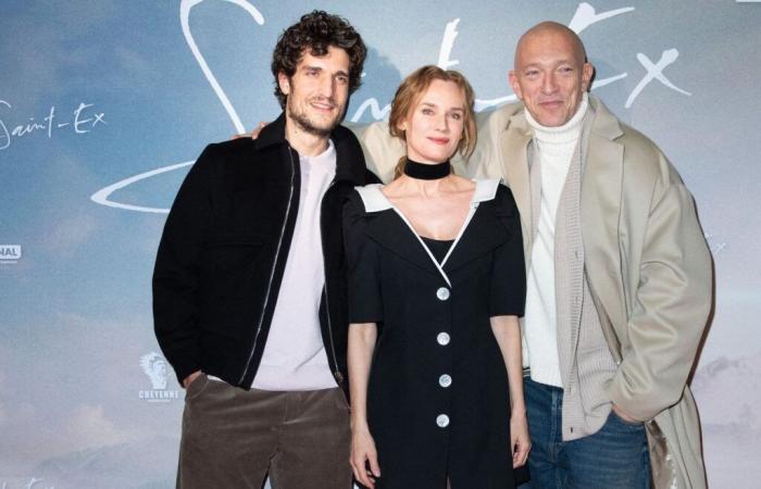 Vincent Cassel, Louis Garrel, Diane Kruger … Die Stars trafen sich zur Premiere des Films „Saint-Ex“ wieder