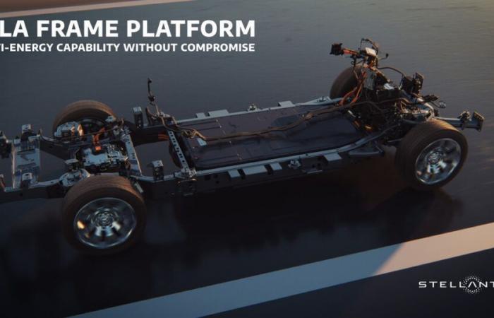 Stellantis kündigt mit seiner neuen „STLA Frame“-Plattform eine elektrische Rekordreichweite von 800 km an