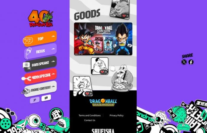 Die offizielle Website zu 40 Jahren Dragon Ball ist geöffnet – Dragon Ball Super