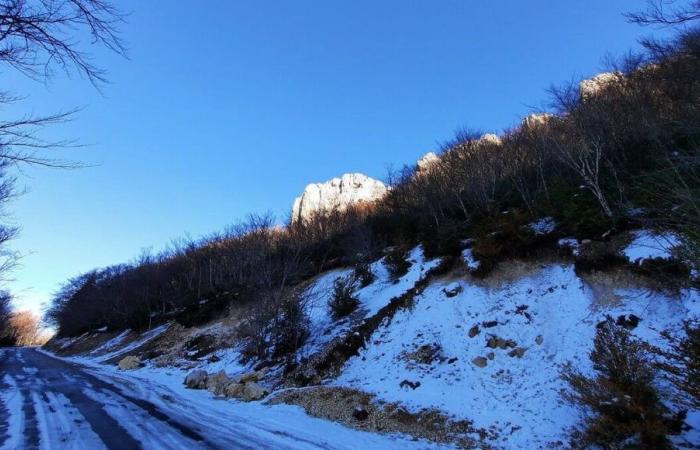 Kleine Winterepisode in der Drôme-Ardèche