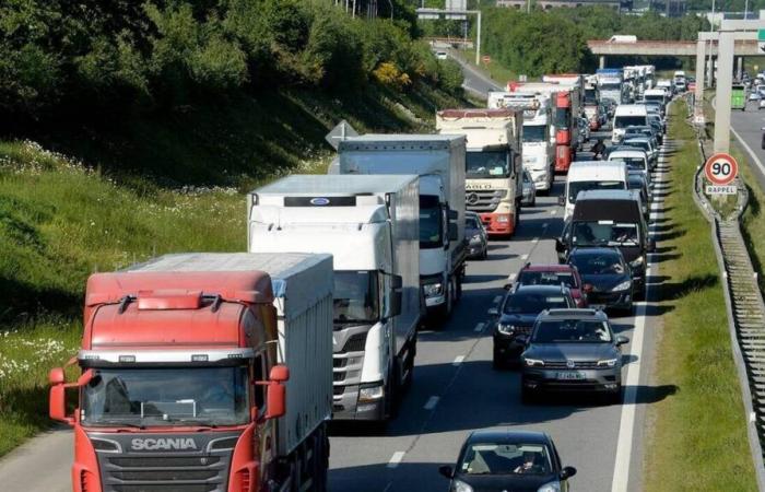 Verkehrsbeschränkungen für Lkw, reduzierte Geschwindigkeit für Pkw am Donnerstag