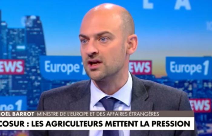 „Keine Regierung hat so viel für die Agrarwelt getan wie die von Attal und Barnier“, verteidigt Jean-Noël Barrot