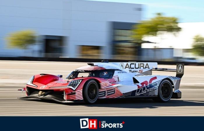 Max Verstappen testete in Las Vegas einen Acura LMDh-Prototyp