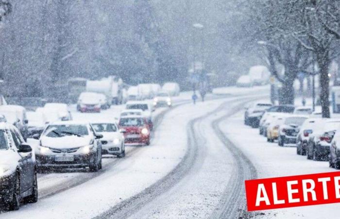 Alarm, die 30 Departements, in denen es diesen Donnerstag schneien wird