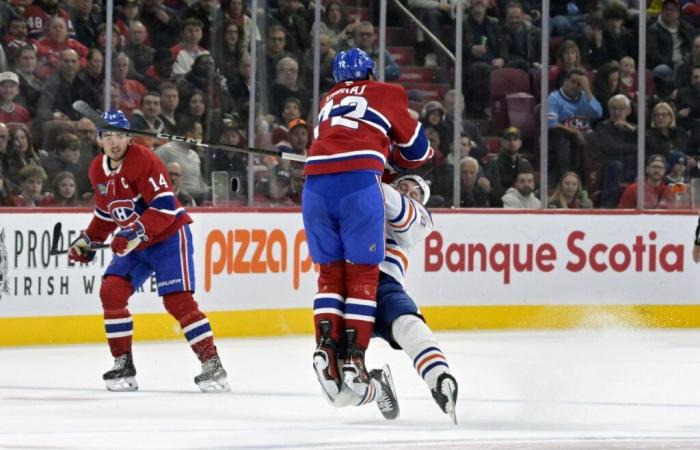 Arber Xhekaj hat seine Schlagkraft gegen die Oilers unter Beweis gestellt