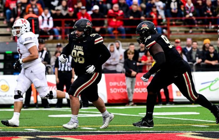 Kontrastierendes Rouge et Or-Duo bereit für den Vanier Cup