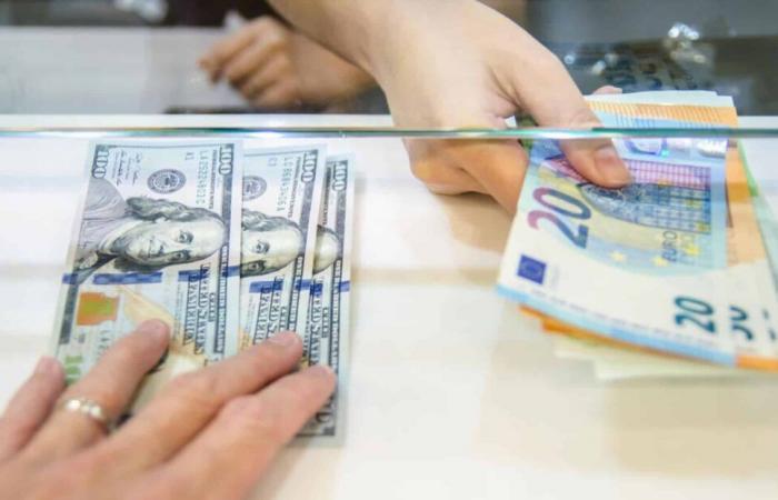 Der Euro steigt und der Dollar bricht einen neuen Rekord, er hat die Marke von 240 Dinar erreicht