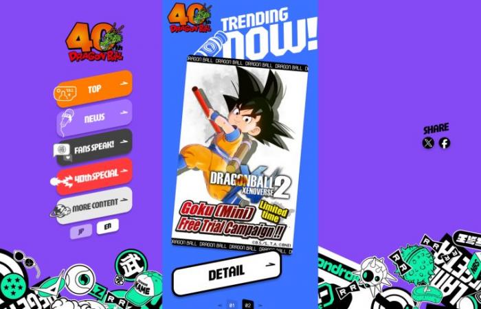 Die offizielle Website zu 40 Jahren Dragon Ball ist geöffnet – Dragon Ball Super