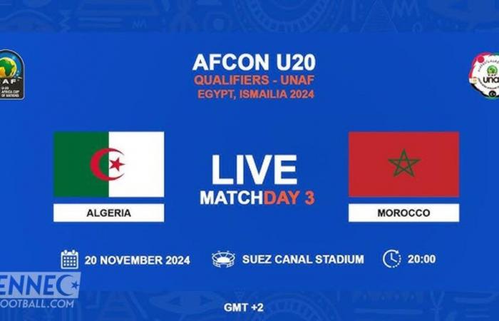 UNAF U20 – Algerien/Marokko: Klicken Sie hier, um das Spiel LIVE zu sehen