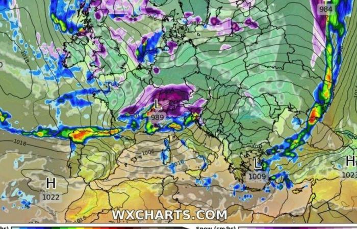 Wetteralarm in sechs italienischen Regionen aufgrund eines aufziehenden Sturms