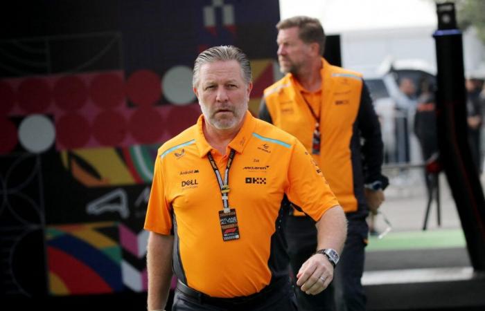 Zak Brown: Ferrari, nicht Verstappen, ist McLarens größte Bedrohung im Titelrennen 2024.