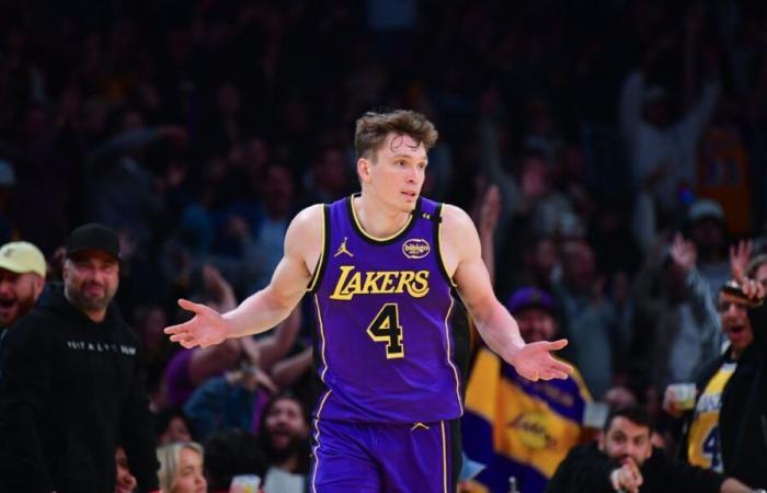 Dalton Knecht von den Lakers erzielt 37 Punkte und stellt mit 9 Dreiern den Rookie-Rekord ein