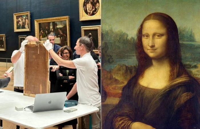 Die unglaubliche Rückseite der Mona Lisa wurde der Öffentlichkeit enthüllt