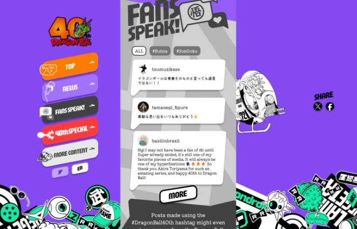 Die offizielle Website zu 40 Jahren Dragon Ball ist geöffnet – Dragon Ball Super