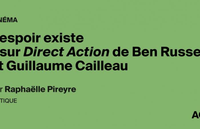 Hoffnung existiert – über Direct Action von Ben Russell und Guillaume Cailleau