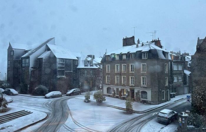 Caetano-Senke: In der Bretagne schneit es, verfolgen Sie die Situation live