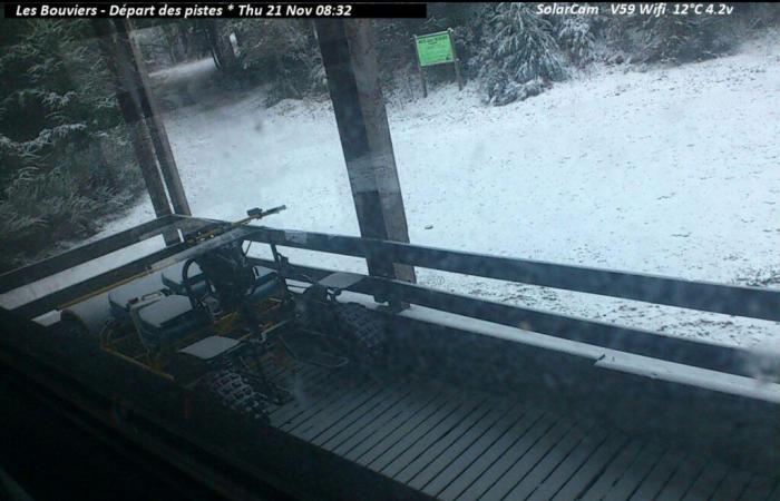 Schnee fällt diesen Donnerstag in Okzitanien, Bilder in Lozère