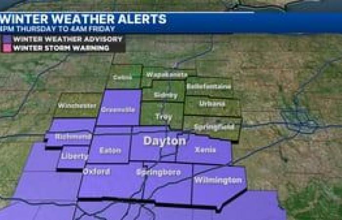 Winterwetterwarnung für Teile des Gebiets herausgegeben; Neueste Strecke, Timing, Auswirkungen auf Schnee