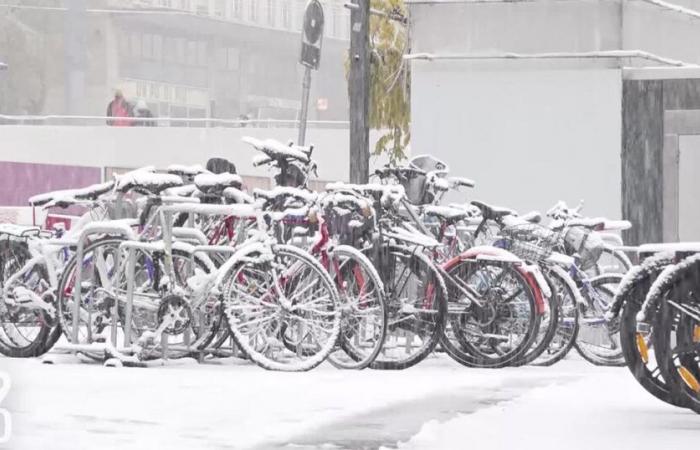 Der Schneefall im Flachland störte den Verkehr in der Romandie – rts.ch