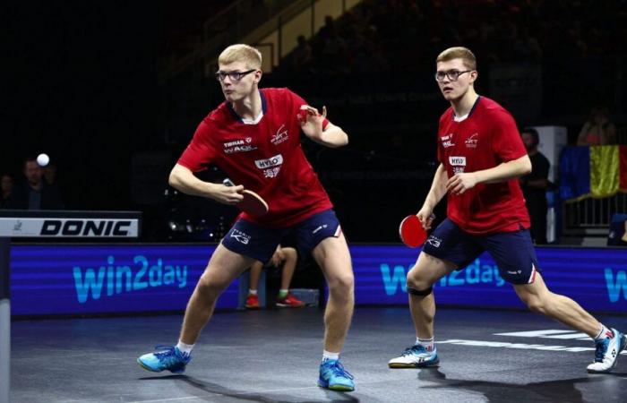 WTT-Tischtennis-Finale: die Lebrun-Brüder gegen Dorr-Bourrassaud, 100 % Montpellier-Doppel-Halbfinale