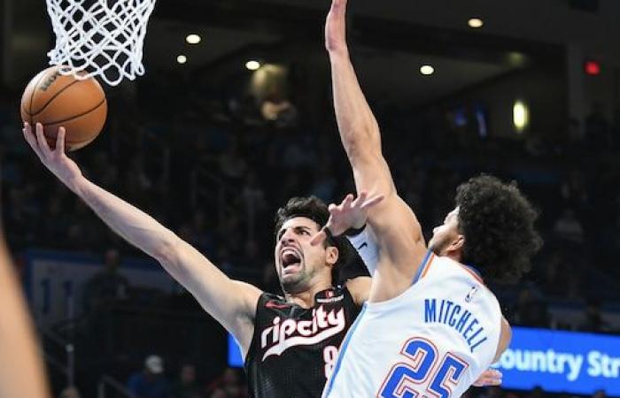 Die 24 Ballverluste der Trail Blazers machen den beherzten Einsatz bei Thunder zunichte