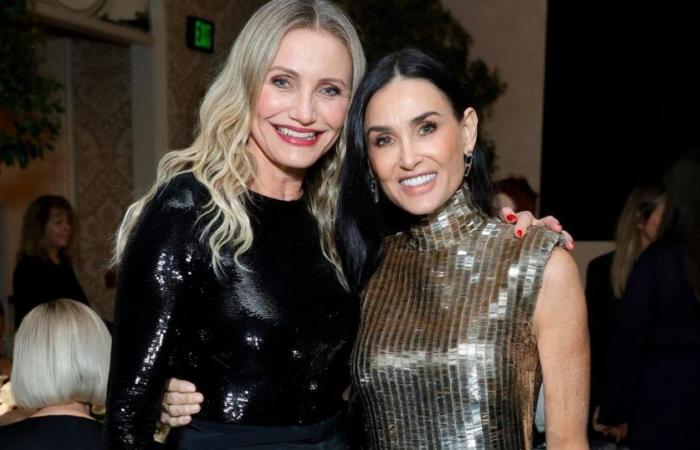 das Wiedersehen von Demi Moore und Cameron Diaz