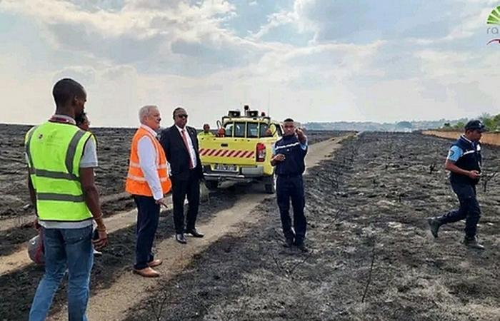 Feuer an Landebahn am Flughafen Ivato zerstört sechs Flugzeuge