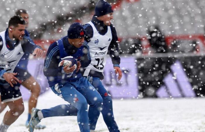 Bilder der Île-de-France unter dem Schnee