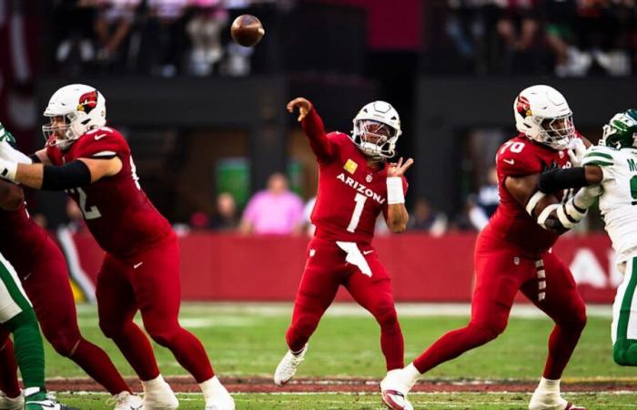 Cardinals QB Kyler Murray hat gute Arbeit beim Ballschutz geleistet und in 10 Spielen nur 3 Interceptions geworfen