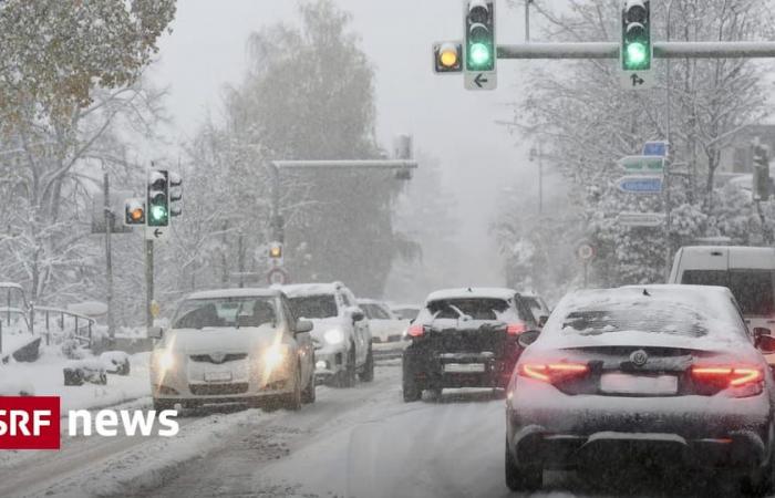 Nichts geht mehr – Schnee bis in tiefe Lagen – Gotthard-Autobahn gesperrt – News