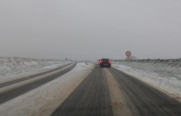 Das Pays de Vitré lag an diesem Donnerstagmorgen unter Schnee, der Verkehr war gestört