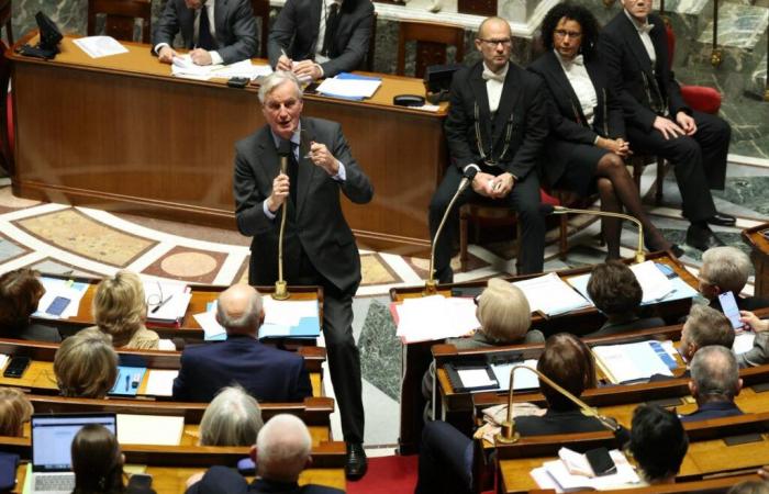 Michel Barnier war mit der wachsenden Gefahr der Zensur des RN in der Nationalversammlung konfrontiert