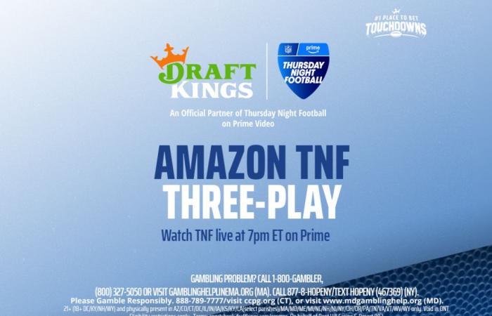 So wetten Sie, dass die Amazon TNF Three Play Same Game Parlay bei DraftKings Sportsbook für Steelers vs. Browns spielt