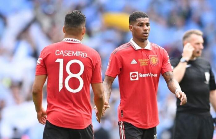 Rashford und Casemiro, die große Schimpftirade