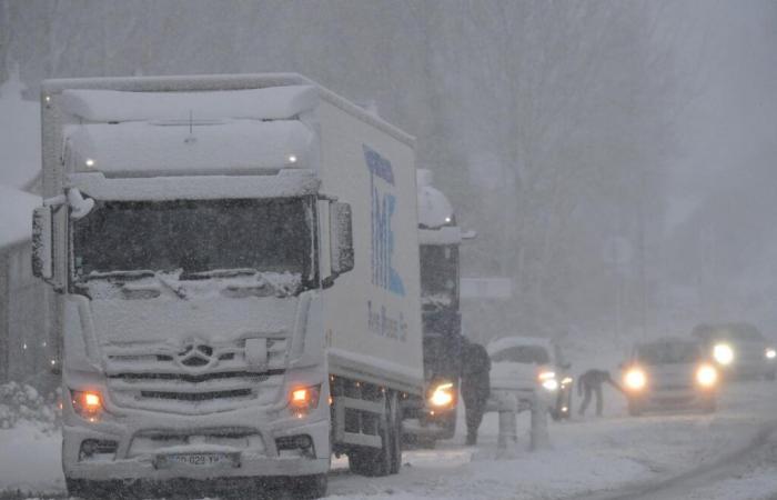 Stromausfälle, starker Schneefall … Sturm Caetano zieht über Frankreich in Richtung Osten