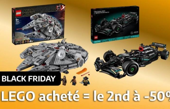 Zum Black Friday gibt es bei diesem Händler 50 % Rabatt auf das zweite LEGO