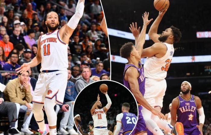 Jalen Brunson und Karl-Anthony führten die Knicks zum Sieg über die Suns