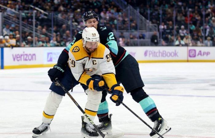 NHL: Roman Josi und Kevin Fiala vereint in der Niederlage