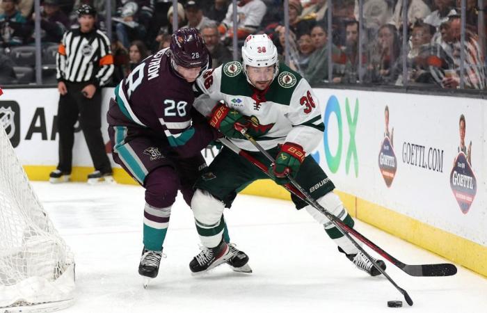 „Der Ball hat überlebt“, unterhält ein Eishockeyspieler, der einen Hodenriss erlitten hat, seine Teamkollegen